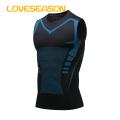【Exclusive Online Deals】 Men Belly Shaping Vest Men's Slim Fit Quick-drying Compression Tank Top for Gym Running Basketball High Elasticity O Neck Sleeveless Sport Vest Abs Sculpting Tank Top.