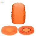 Backpack Raincover Waterproof Backpack Rain Cover for Biking Outdoor Cycling XXL Orange.