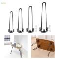 Folding Table Legs Replacement Industrial Heavy Duty Coffee Table Leg for Office Home .9 Inch.