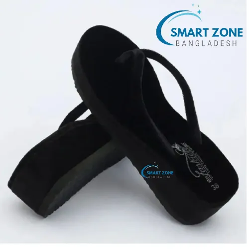 Smart%20Ladies%20Eva%20Sandal%20Flip%20Flop%202%20Inch%20Hill,%20Girls%20Velvet%20Lifestyle%20Heels.%20Black%20Shining%20Attractive%20Formal%20Sandals.%20-%20Shoe%20For%20Women%20-%20Image%202