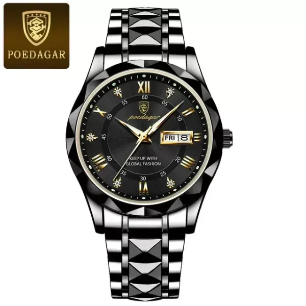 POEDAGAR%20615%20Quartz%20Stainless%20Steel%20Watch%20For%20Men%20-%20Two%20Tone%20Blue%20for%20Time%20lovers%20-%20Image%2010