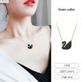 【TY】Fashionable Versatile Sweater Chain Swan Pendant Necklace Light Luxury High-end Necklace TY. 