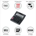 Casio MJ-120D Solar and Battery Powered Basic Calculator - Black. 