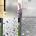 2Mx 45CM PVC Waterproof Frosted Glass Film Sticker for Bathroom Window Home Privacy  Style:M046 - wall sticker. 