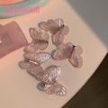Ameesi Hair Pin Temperament Holographic Clear Butterflies Hair Barrette. 