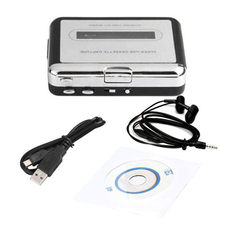 Spare Parts Accessories Cassette Player USB Cassette to MP3 Converter Capture Audio Music Player Tape Cassette Recorder