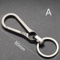 Titanium Buckles Edc Outdoor Tool Titanium Alloy Keychain Tiranium Buckle Key Ring Car Accessories Keychain Pendant Gift for Man.