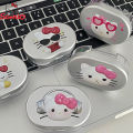 Sanrio Hello Kitty Contact Lenses Box Portable Travel KT Cat Doll Eye Lenses Compact Storage Container Girl Birthday Gifts.