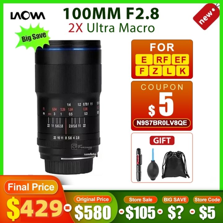 Venus Optics Laowa 100mm 2X Ultra Macro APO Camera Lens