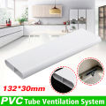 PVC Flat Tube Ventilation System Environmental Protection Tube 400*132*30mm. 