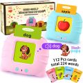 Talking Flash Cards Alphabet Pocket Speech Toys Therapy Autism Sensory Toys for Kids Early Educational Toy English Flashcards. 