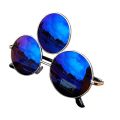 2022 New Third Eye Round Sunglasses Women/Men Reflective Mirrored Black Lens Sun Glasses Three Lenses Eyewear Shades UV400.