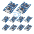 5 Pcs TP4056 Type-C Lithium Battery Charging Module | 5V USB Type-C Input | 1A 3.7V Li-ion 18650 Battery Charger Board with Dual Protection | For Arduino, ESP32 & DIY Power Bank Projects. 