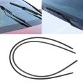 【Alizeker Mall】New 28'' 6mm Auto Black Windshield Wiper Blade Refill Universal Frameless Car Bus Rubber Accessories.