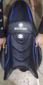 Suzuki gixxer silver modified seat cover. 