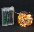 Golden lighting battery operated LED Light. 