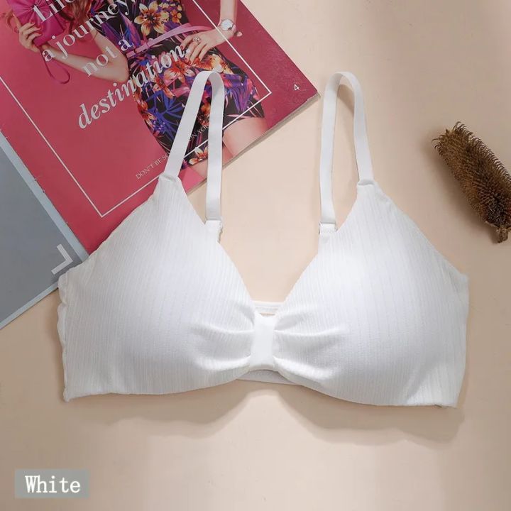 Korean%20Style%20candy%20color%20Bra%20Cotton%20Straps%20Bra%20camisole%20Wrapped%20Chest%20Gathered%20Breathable%20-%20Image%205