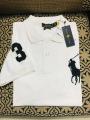 RL Single Big Pony Mesh Short-Sleeve Polo Shirt - White.
