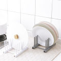 Household Plastic Bowl and Dish Rack Kitchen Supplies Drainage and Detachable Storage Frame Plate and Pot Cover Racks.