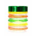 High-quality glass ring jar. 