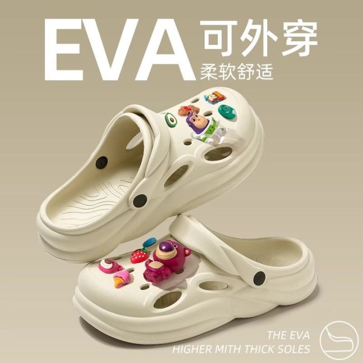 Pregnant%20Women's%20Hole%20Shoes%20Women's%20Summer%20Outdoor%20Wear%202024%20New%20Super%20Soft%20Beach%20Shoes%20Closed%20Toe%20Sandals%20for%20Men%20-%20Image%203