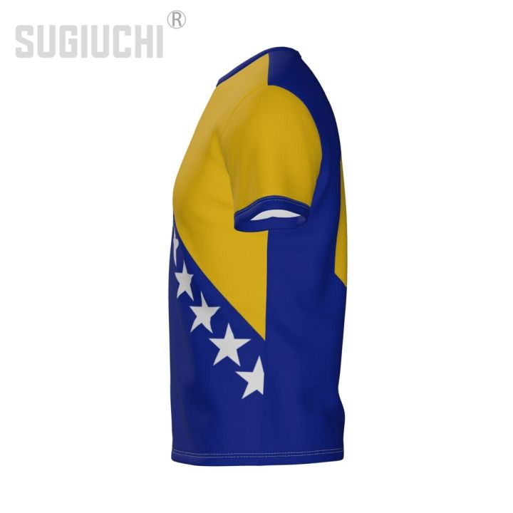Custom%20Name%20Number%20Bosnia%20And%20Herzegovina%20Flag%20Emblem%203D%20T-shirts%20For%20Men%20Women%20Tees%20jersey%20team%20Soccer%20Football%20Fans%20Gift%20-%20Image%204