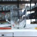 Everyday Use Good Quality Tea coffee Cup set Crystal Clear transparent Beautiful unique design Premium Cup Set 6 Piece 180 Ml. 