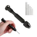 Rotary Tools Mini Micro Resin Mold Tools Aluminum Hand Drill Woodworking Drilling With Keyless Chuck Manual Hand Drill. 