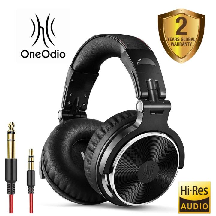 OneOdio Pro 10 Wired Over Ear Headphones Studio Monitor Mixing