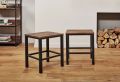 Modern Steel Accent Stool – Stylish & Durable Seating for Home, Office, or Café.