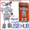 4 Port USB 2.0 Hub High Speed at any computer and any Android mobile mobile - Usb Hub.