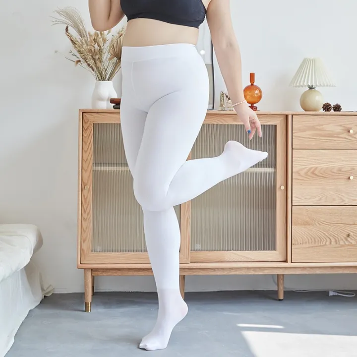 Oversized%2045-120KG%20Women%20Spring%20Autumn%20White%20Leggings%20Newly%20Designed%20Silk%20Pantyhose%20Dance%20For%20Thick%20Medium%20Tights%20Practice%20Adult%20-%20Image%207