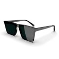 HAYDEN haiza Latest Black Matte Finish Frame Retro Square Stylish Sunglasses, Goggles For Men's and Women's UV protected.