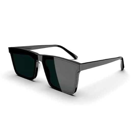 HAYDEN%20haiza%20Latest%20Black%20Matte%20Finish%20Frame%20Retro%20Square%20Stylish%20Sunglasses,%20Goggles%20For%20Men's%20and%20Women's%20UV%20protected%20-%20Image%202