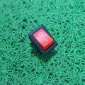 10Pcs - 6A 2Pin RED BLACK Color MICRO ON OFF Switch 2 Pin 6A 250VAC 2 Positions Switches Power Rocker Switches.