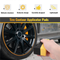 ZOROOM 12 Pieces Tire Contour Dressing Applicator Pads Color Polishing Sponge Wax Buffing Pads Tire Shine Applicator Pads. 
