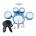 Children Drum Set, 6 Ear Structure Endless Fun Kids Jazz Drum Set Complete for Practice Use.