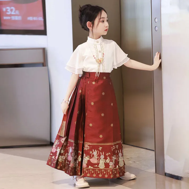 Women's%20Tang%20attire,%20Hanfu,%20girl's%20horse%20face%20suit,%20Chinese%20style%20skirt,%20summer%20ancient%20costume%20performance,%20children's%20formal%20dress%20skirt%20-%20Image%204