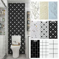 Self-adhesive Marble Imitation Tile Wall Stickers Kitchen Bathroom Background Wall Decoration Waterproof Floor Sticker Wallpaper. 