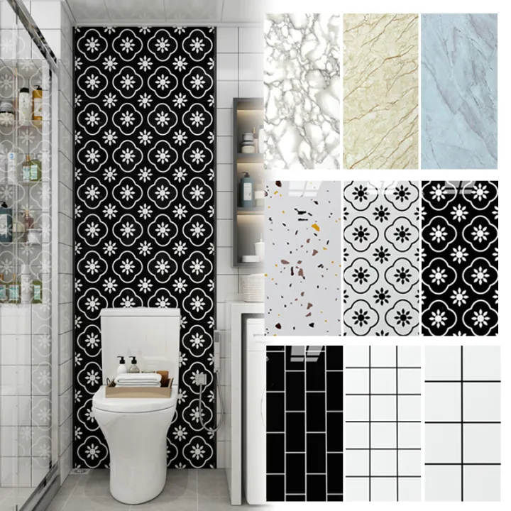 Self-adhesive%20Marble%20Imitation%20Tile%20Wall%20Stickers%20Kitchen%20Bathroom%20Background%20Wall%20Decoration%20Waterproof%20Floor%20Sticker%20Wallpaper%20-%20Image%203