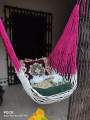 Hand Made Dulna Adult Rope bed Hanging Dulna Use For All People Large Swing Rope bed Rattan Dulna.