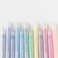 12 PCS Colored gel pens set Kawaii blue 0.5 mm ballpoint pen for journal Cute School supplies Korean stationery. 