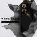 【Mascaraara】Electroplating Silicone Case For Realme 10 4G RMX3630 Camera Protect Cover Realmy 10 Pro+ Realme10 Pro Plus 5G Slim Fundas Coque. 