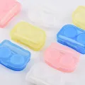 New 808 contact lens beautiful pupil box, simple and convenient to carry, dual care companion box. 