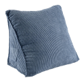 Backrest Cushion Wedge Pillow Back Cushion Lumbar Pad Bed Office Chair Rest Pillow Back Support Pillow(Blue).