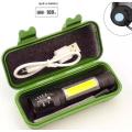 Rechargeable Flashlight Torch LED USB Portable Torches 4 Modes Zoom Mini Camping Lighting - Light - Light - Light. 