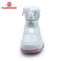 FLAMINGO Winter Wool Keep Warm Shoes Anti-slip Children High Quality Snow Boots for Girl Size 23-28.