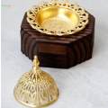 Censer Fragrance Diffuser with Lid Ornament Cone Burner Holder for Home Bedroom.