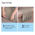 GC Sofa Armchair Storage Bag Portable Foldable Large Size Armrest Organizer Suitable For Most Couch Recliner Chair Arms. 