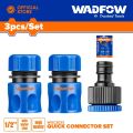 3 PCS HOSE QUICK CONNECTORS SET WADFOW (WQC2E33).